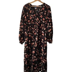 Old Navy floral maxi dress